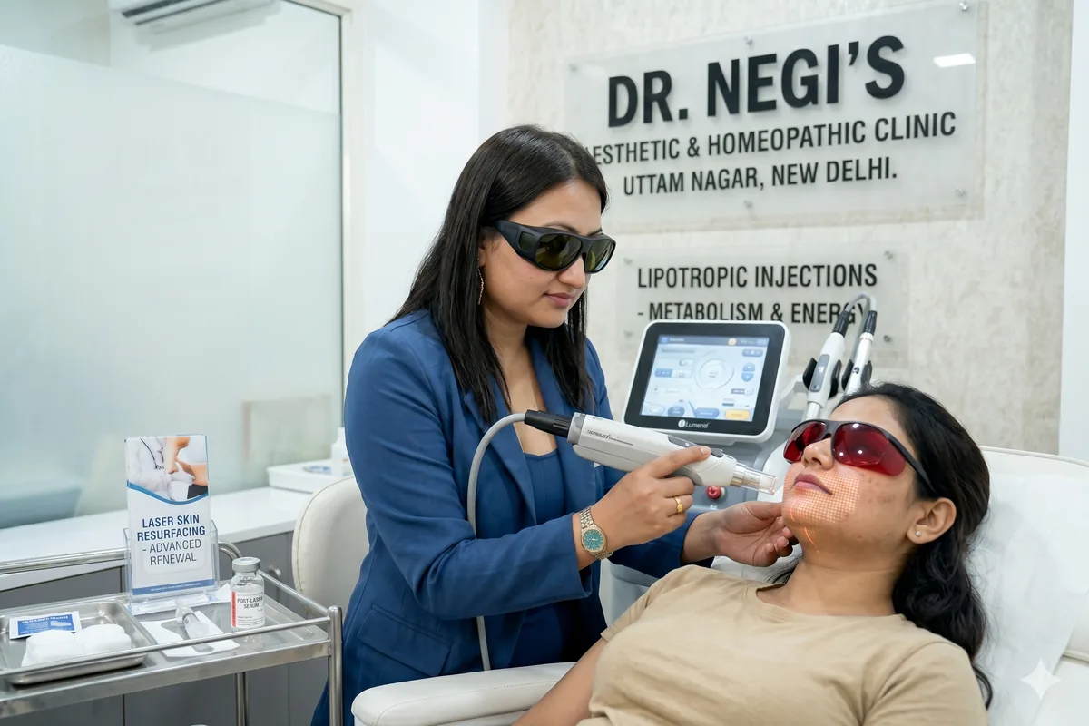 Laser Skin Resurfacing — Dr. Negi's Clinic, Uttam Nagar Delhi