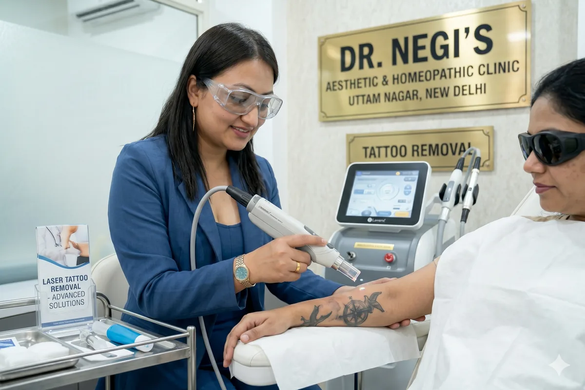 Tattoo Removal — Dr. Negi's Clinic, Uttam Nagar Delhi